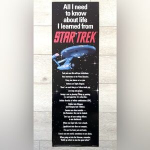 Star Trek “All I Need To Know…” Poster